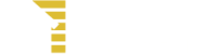 Yellow geometric logo on a white background