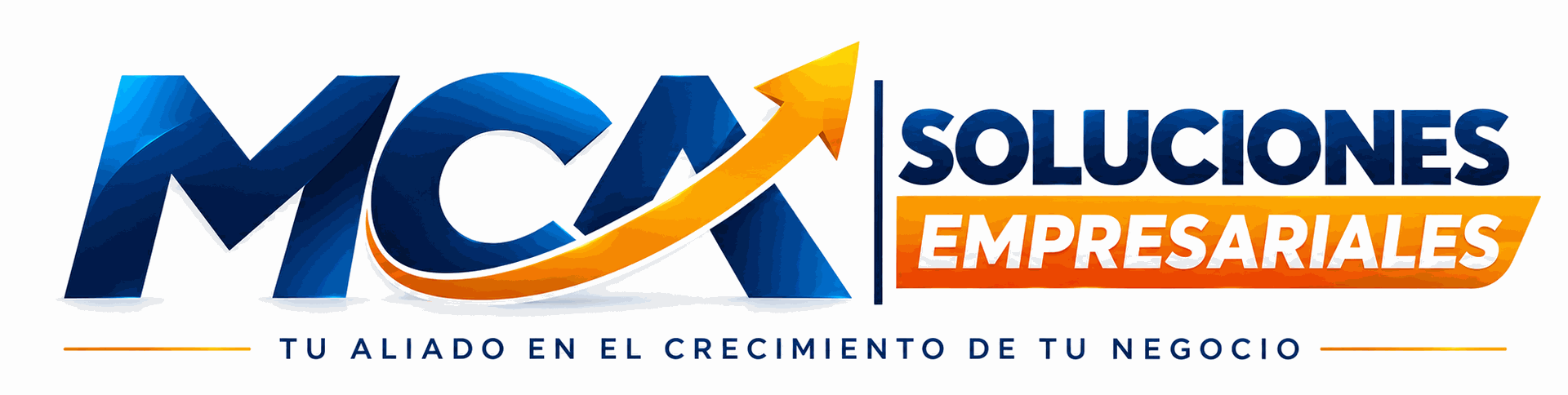 Logo de MCA Soluciones Empresariales con isotipo
