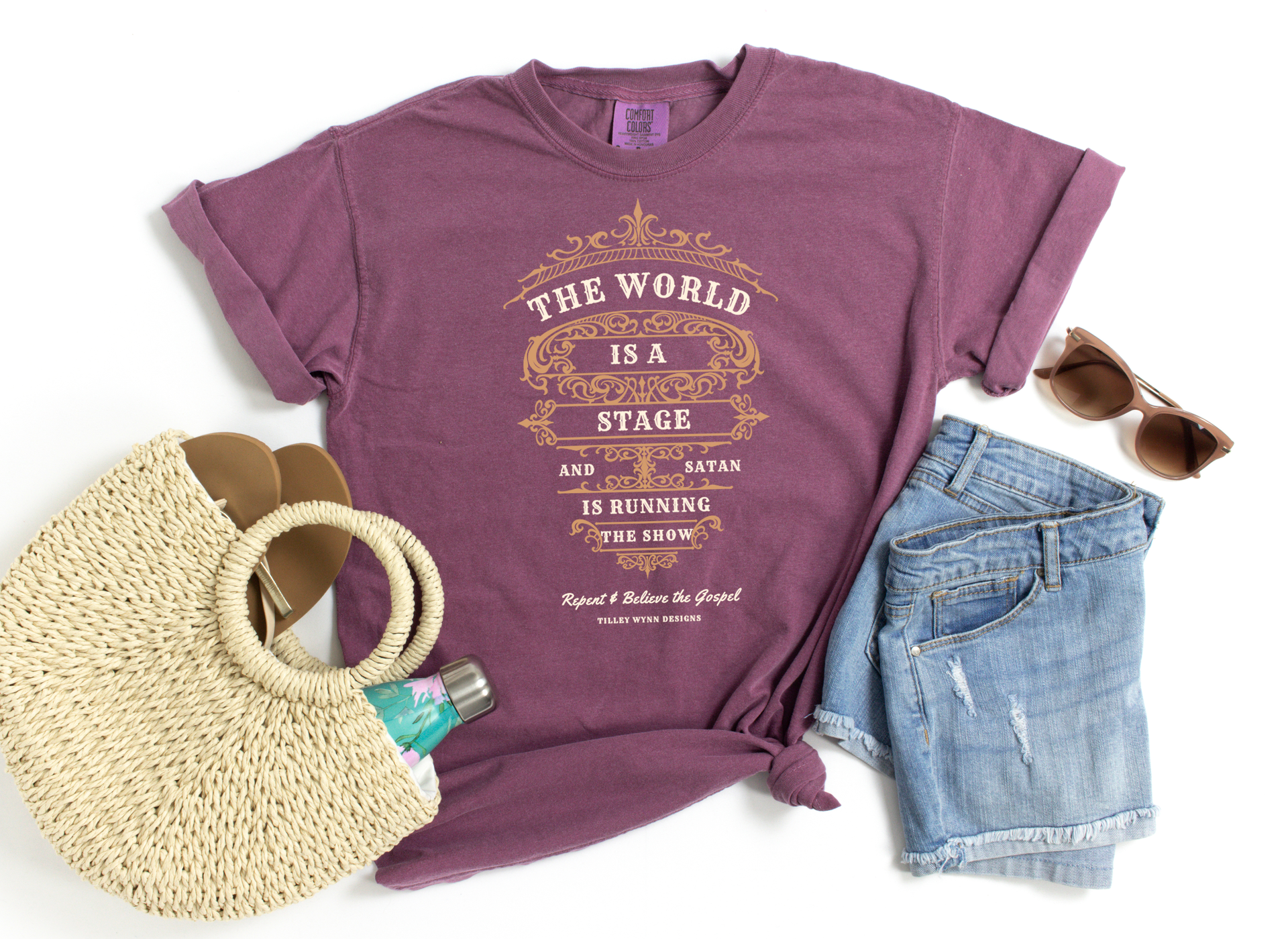 The World is a Stage | Comfort Colors Tee