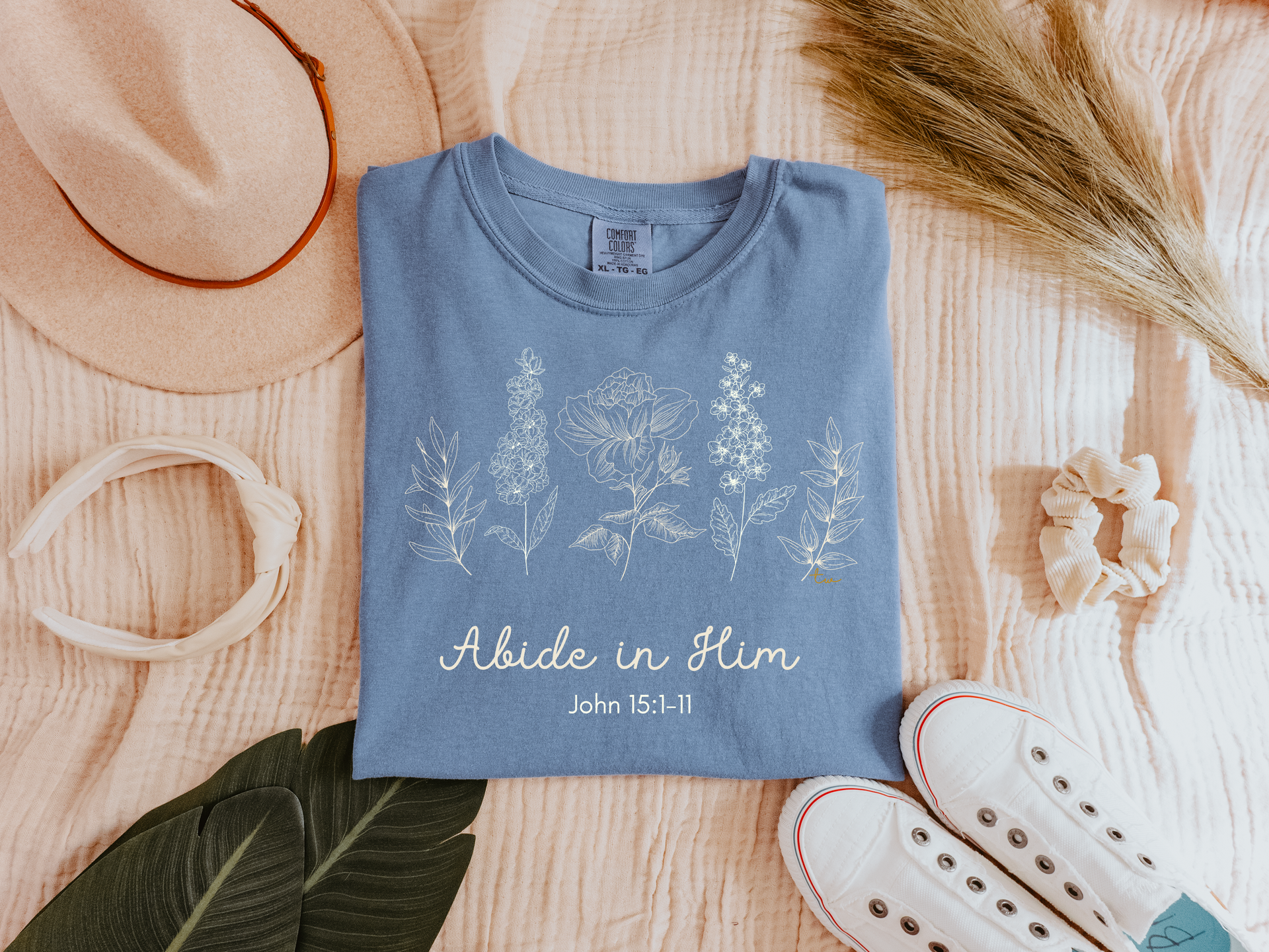 Abide in Him | Comfort Colors Tee