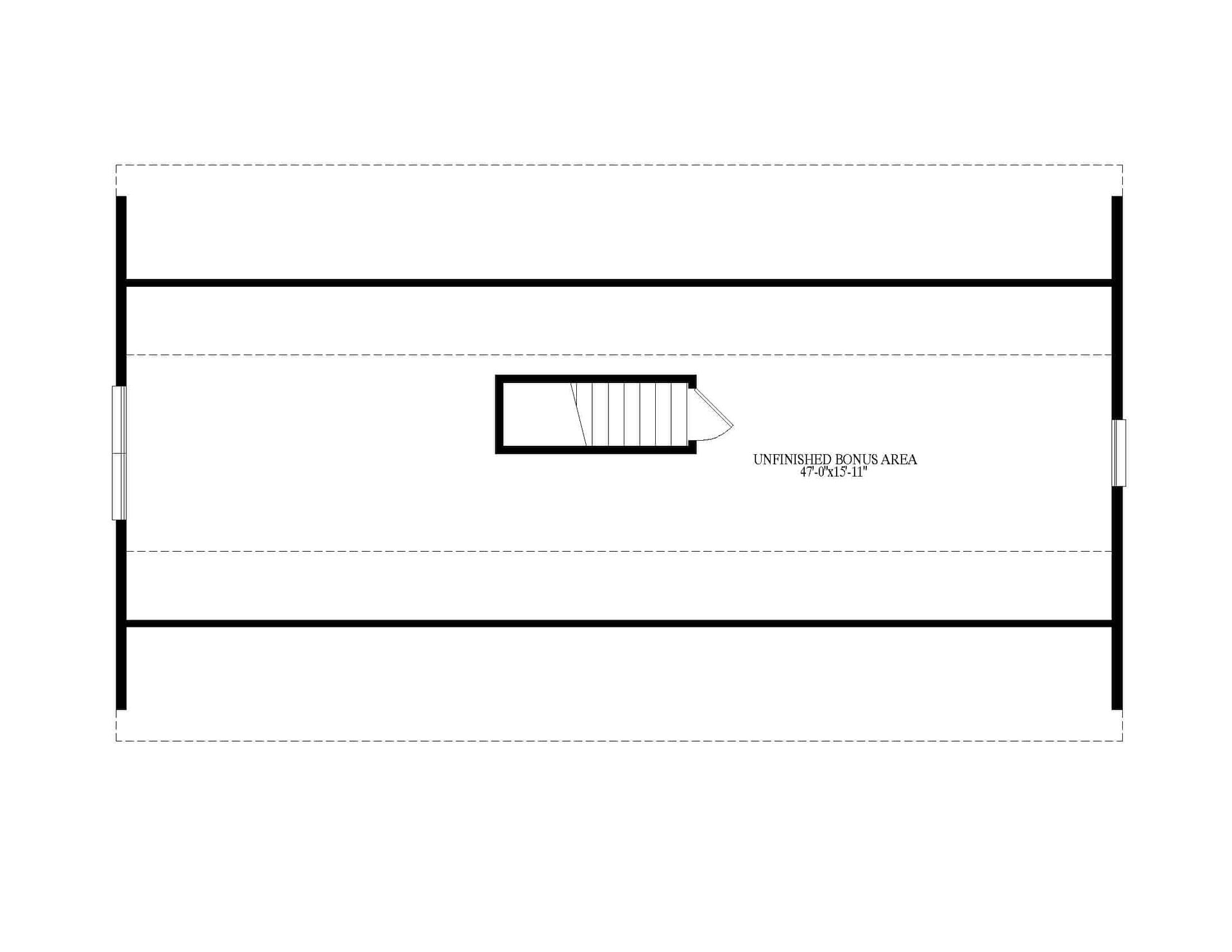 Simple black-and-white diagram of a central rectangular object with an arrow pointing right