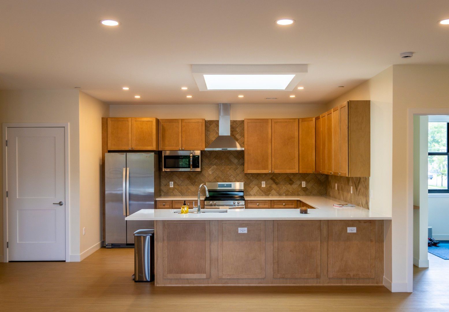 Kitchen photo of Mixed use development in Fenton, MI