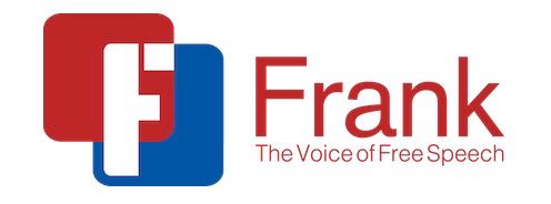 A logo for frank the voice of free speech