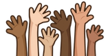 colorful hands