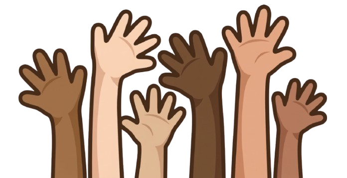colorful hands