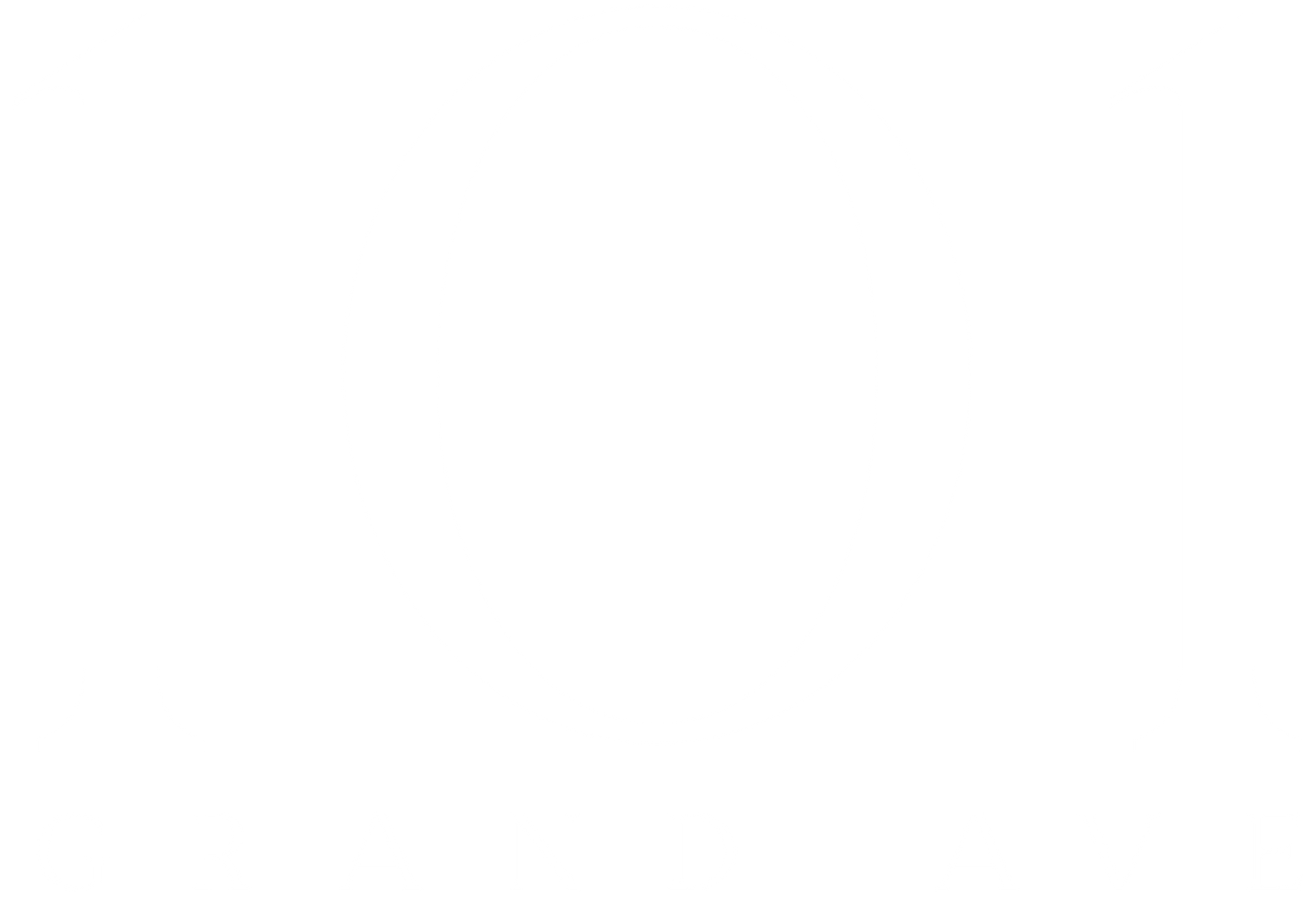 101 Grand Logo with serif font in white