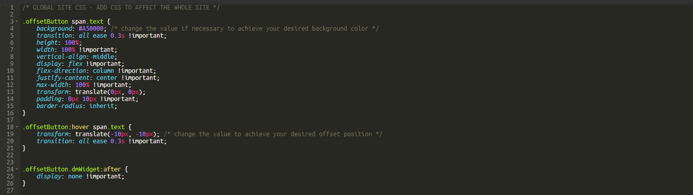 Duda Tip: Custom Buttons - Elevated Hover Animation