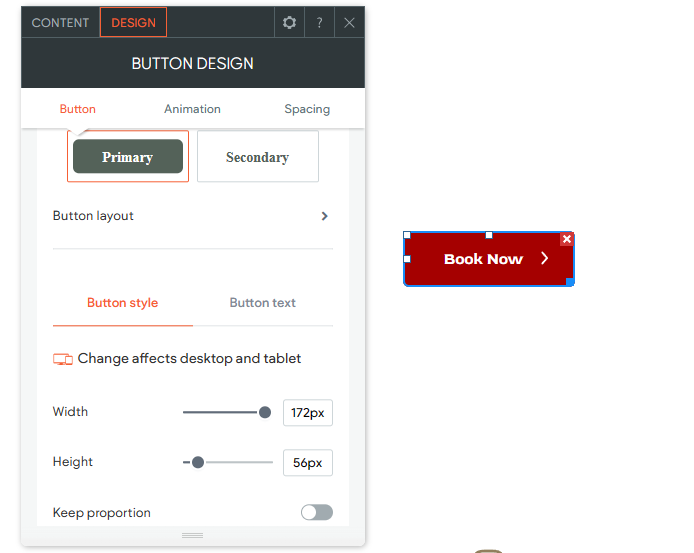 Duda Tip: Custom Buttons - Adding Your Own Icon