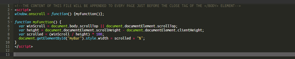 Duda Tip: Showing Page Scroll Progress