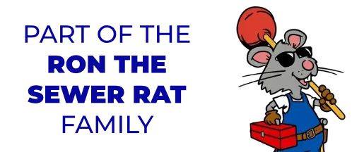 Part of the Ron the Sewer Rat family, with cartoon rat and red tool box
