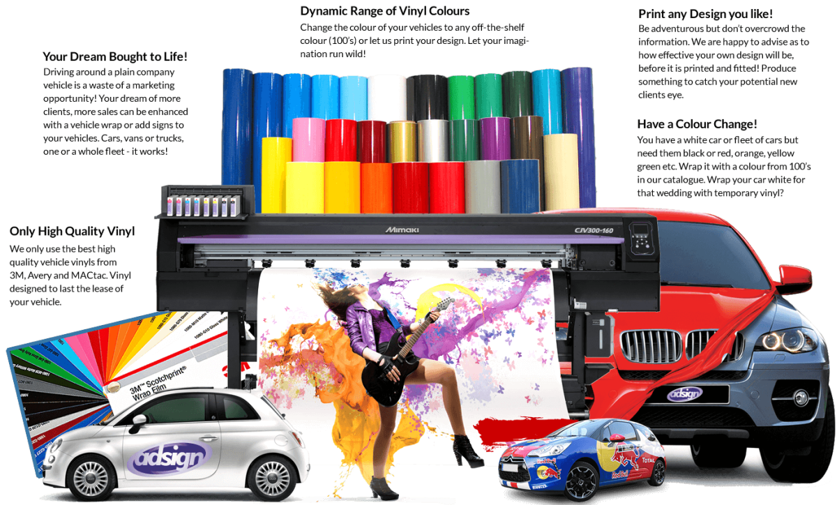 Vinyl Printing 4 Less signs, banners, decals, t-shirts and vehicle wraps, construction signs, banners, decals, apparel, vehicle wraps and more