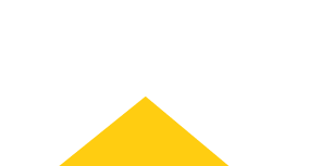 Yellow triangle on a white background, partially visible at the bottom edge.