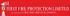 The logo for first fire protection limited is red and white