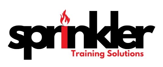 A black and red logo for a company called sprinker