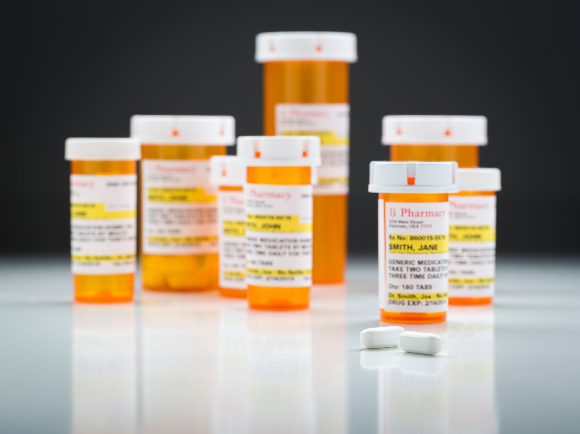 prescription bottles