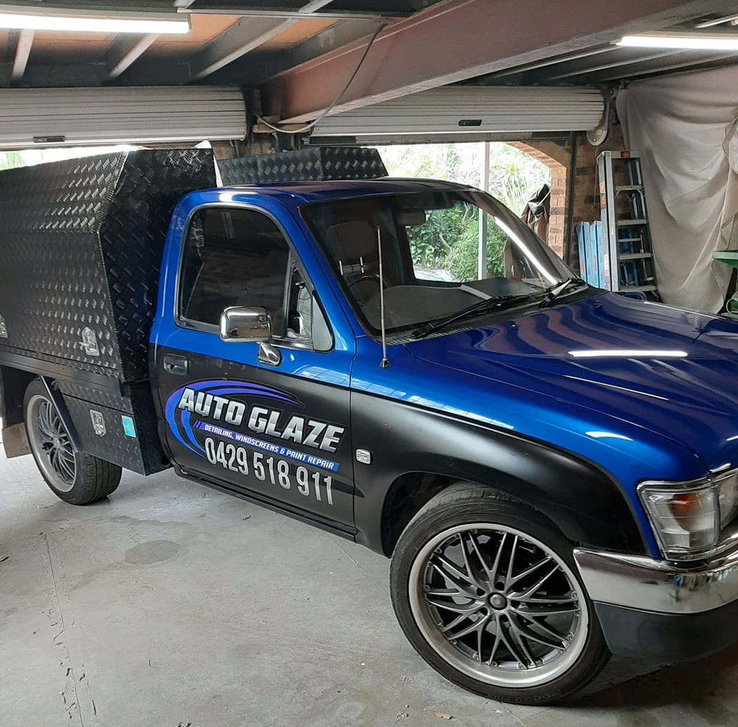 Company Truck — Port Stephens, Newcastle — Auto Glaze Company Truck — Port Stephens, Newcastle — Auto Glaze
