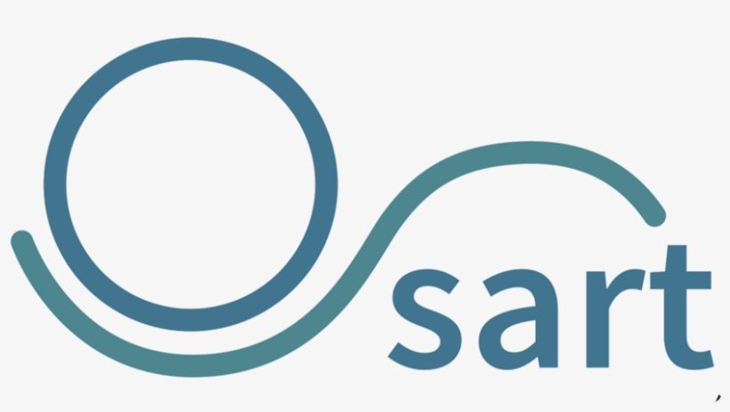 Logo with teal-colored stylized