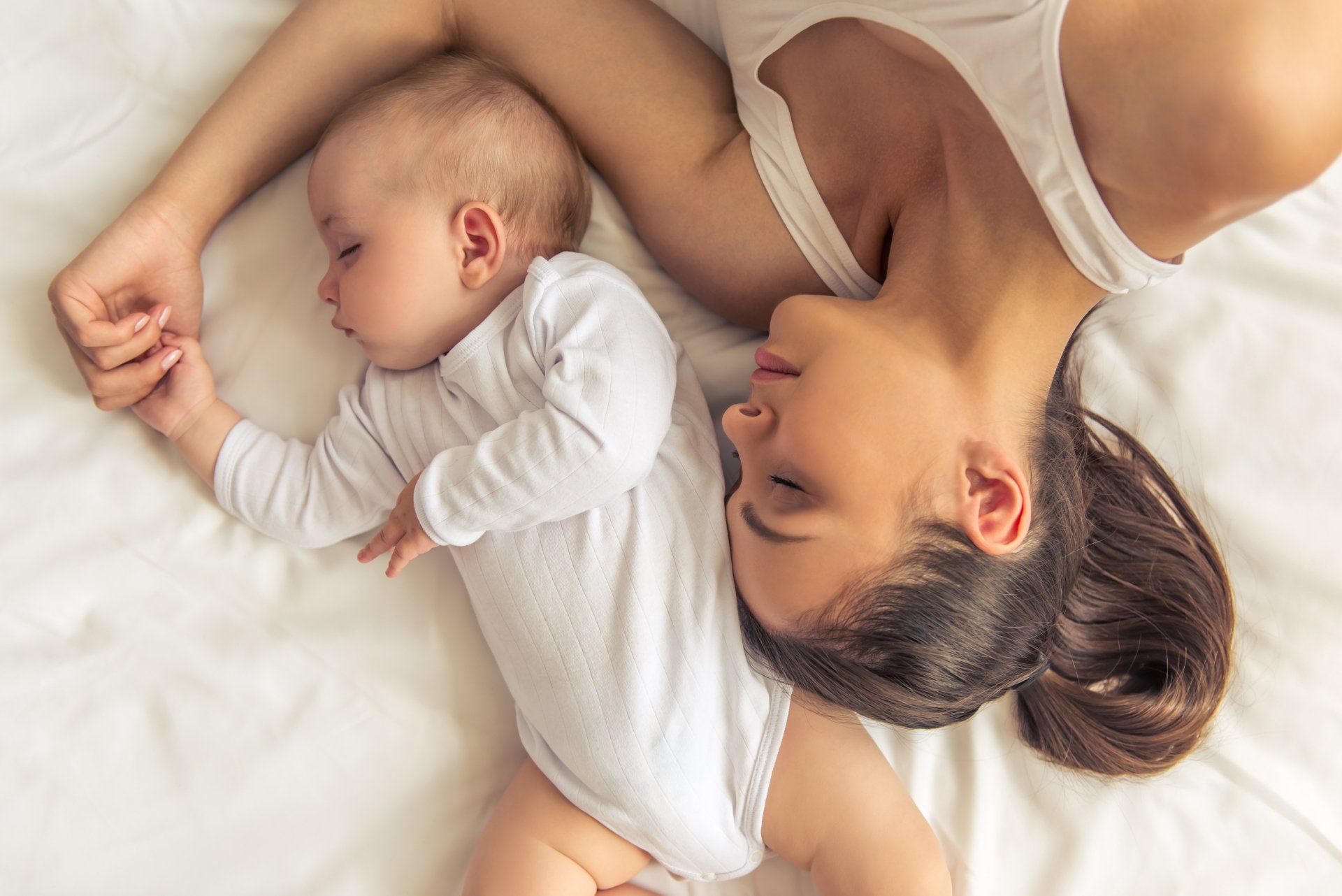 a women with baby
