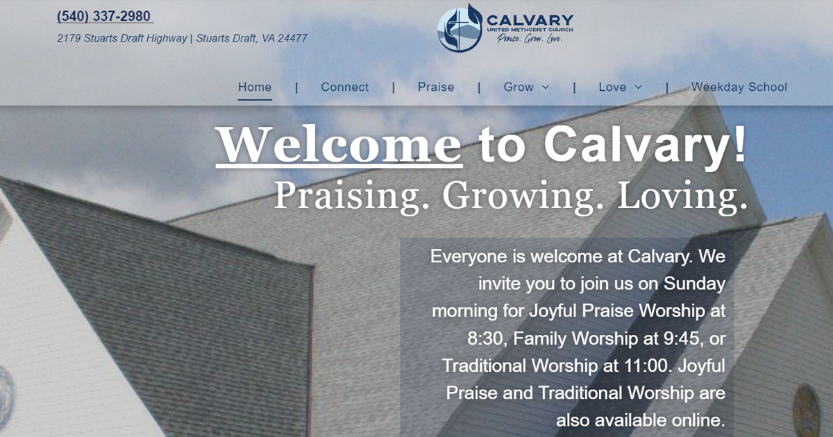 Calvary United Methodist Church cover