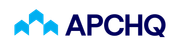 Le logo d'apchq est bleu et noir avec des flèches pointant vers le haut.