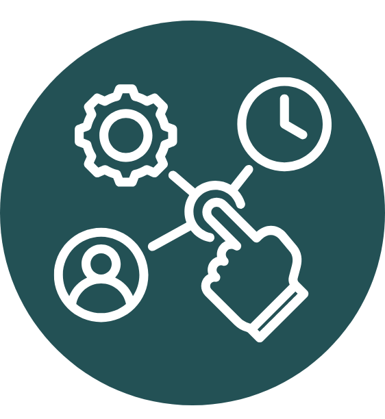 icon of finger pressing button