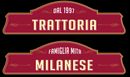 logo trattoria milanese