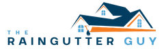 A logo for a company called the raingutter guy