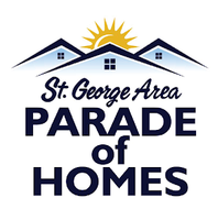 A logo for the st. george area parade of homes