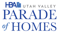The logo for the utah valley parade of homes
