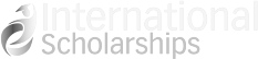 International Scholarships logo in light gray and black text with stylized emblem