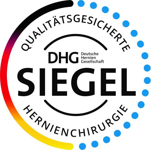 Ein Logo für eine Firma namens dhg siegel