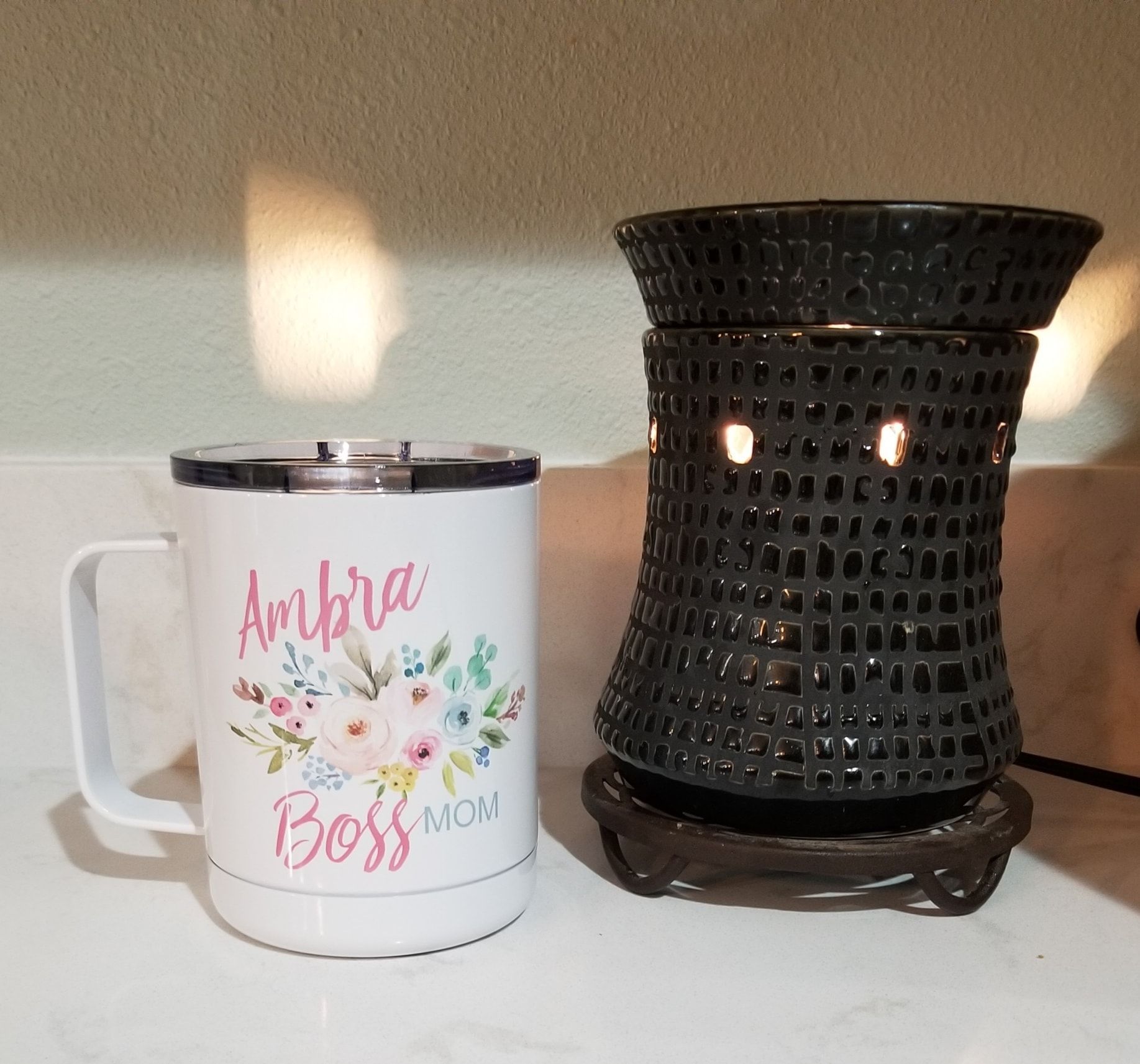 White mug with 