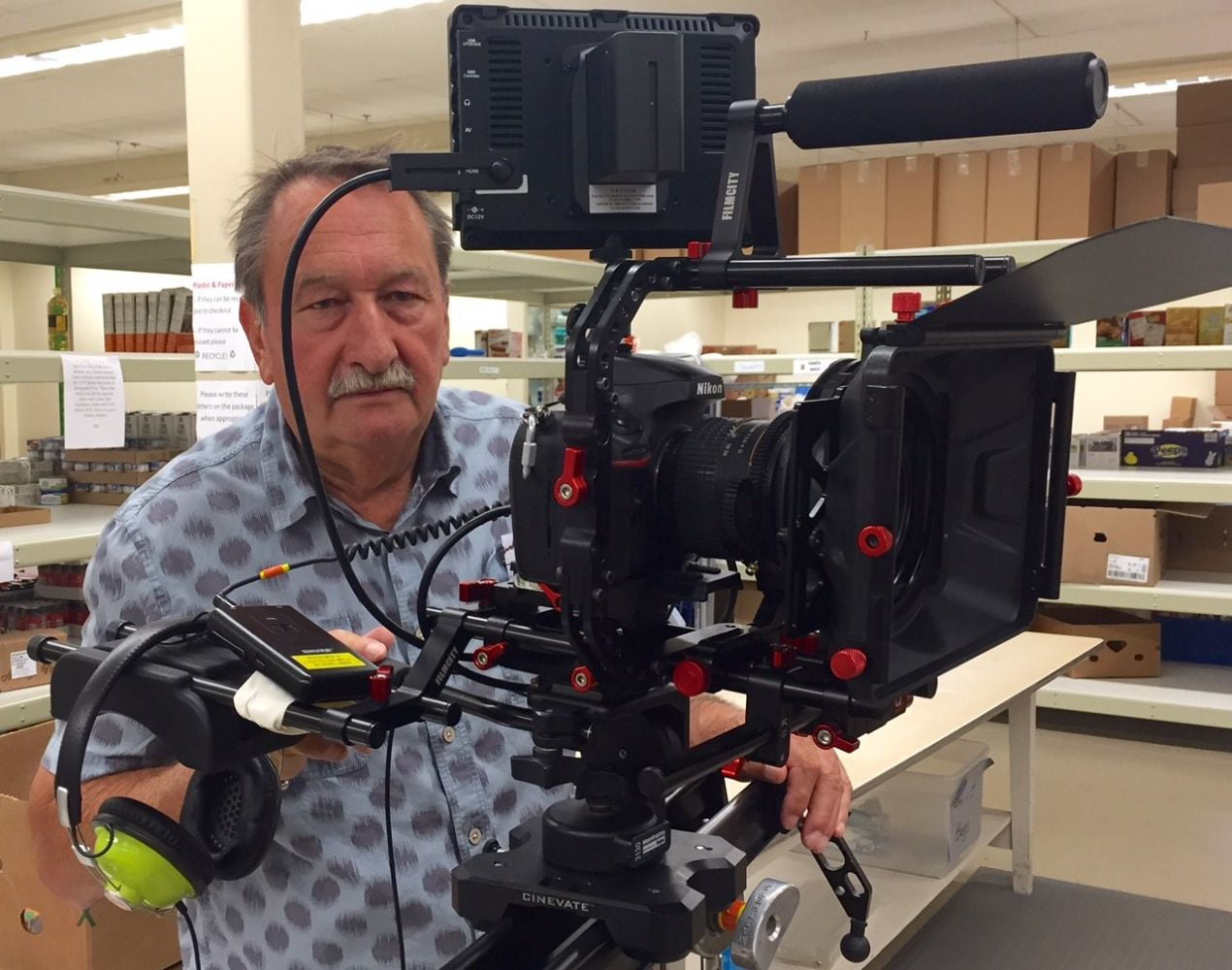 Mitch Waters Filming