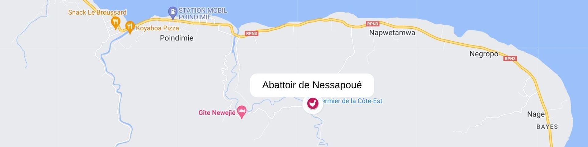Carte de direction pour GIE Meru