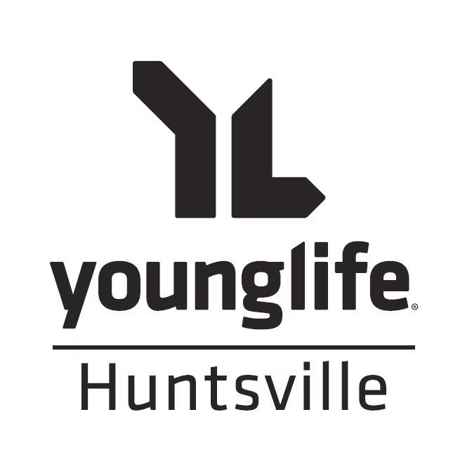 Young Life Huntsville logo with black stylized YL icon and text on white background