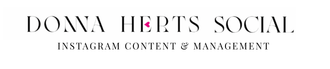 donna herts social instagram - social media logo