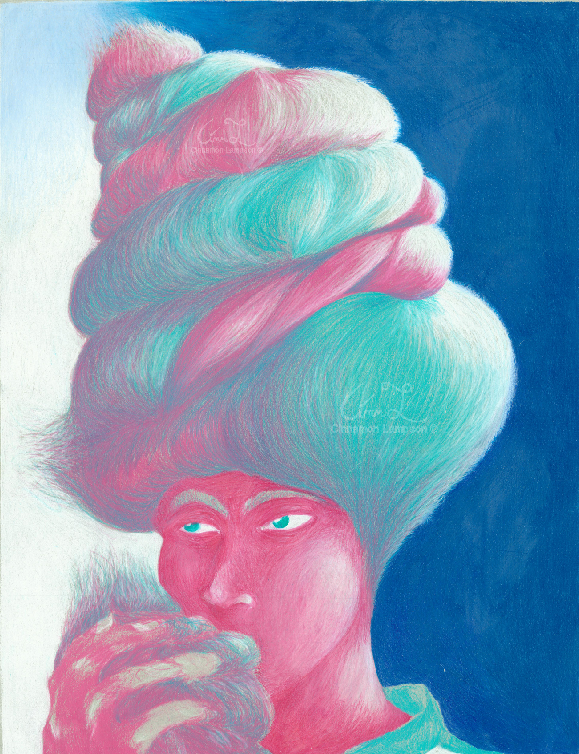 Cotton Candy Beehive by Cinnamon Lampson