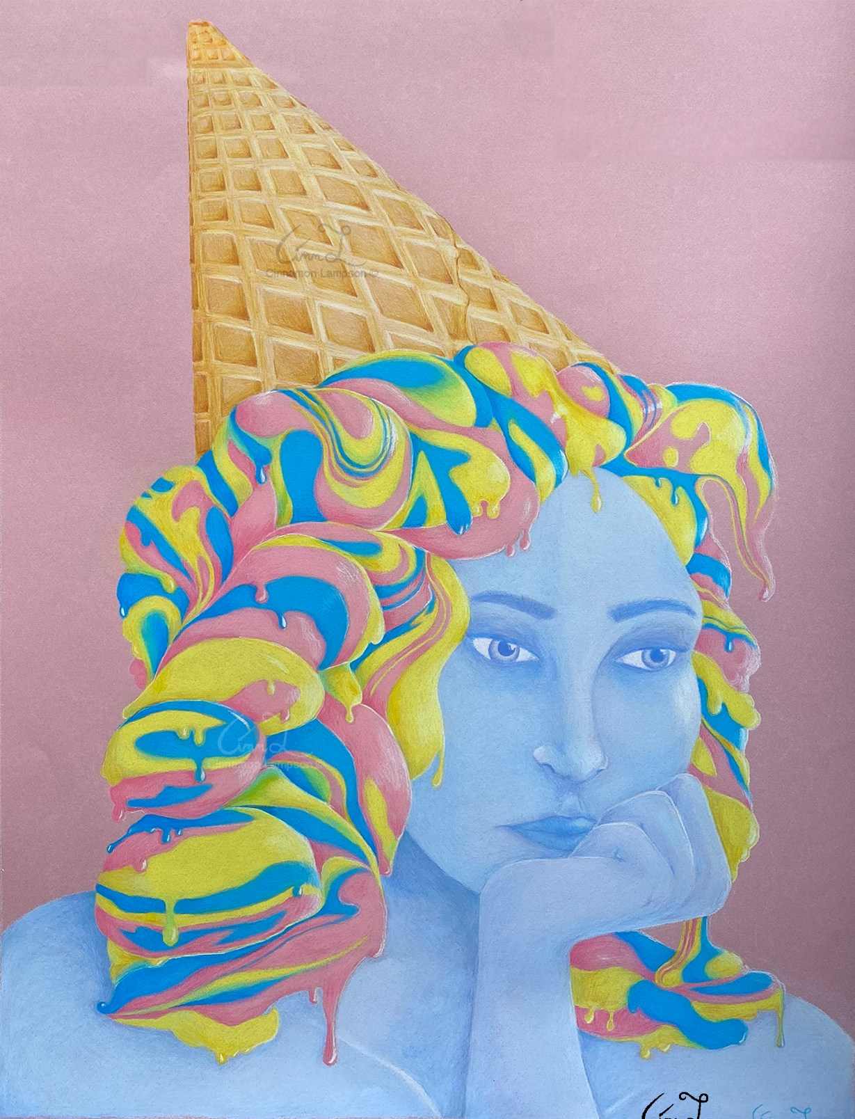 Superman Ice Cream Blowout by Cinnamon Lampson