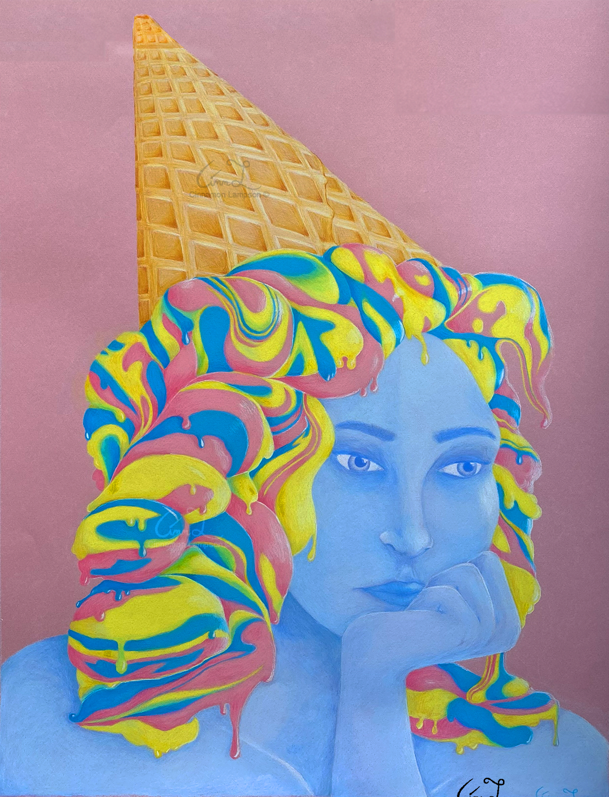 Superman Ice Cream Blowout by Cinnamon Lampson
