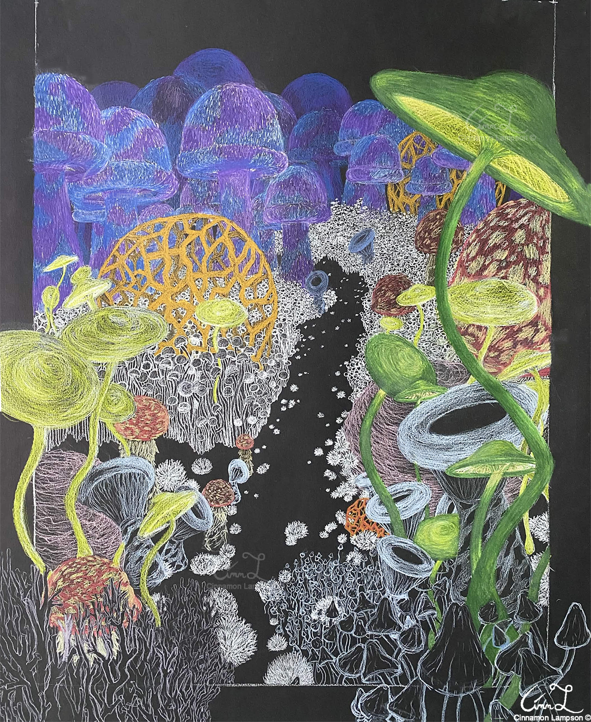 Mushrooms by Cinnamon Lampson