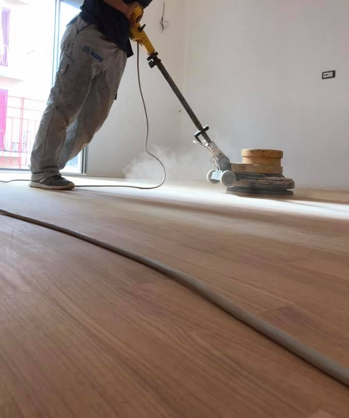 Levigatura parquet