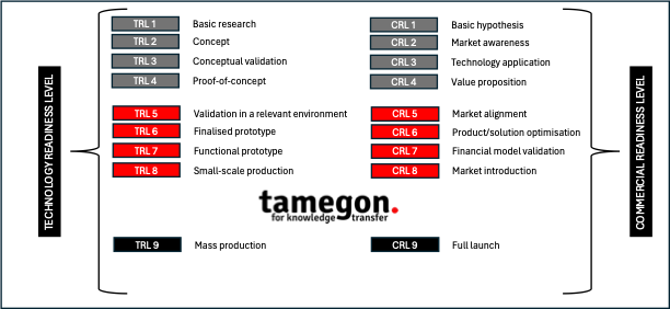TRL and CRL - tamegon Innovation Advisory Firm