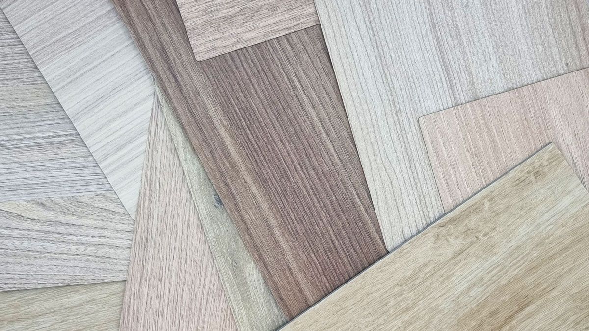 A close up of a bunch of different types of wood.