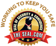 Seal.com logo with black seal, gold badge, and red ribbon reading “The Seal.com” and “Seal of Security & Confidence”