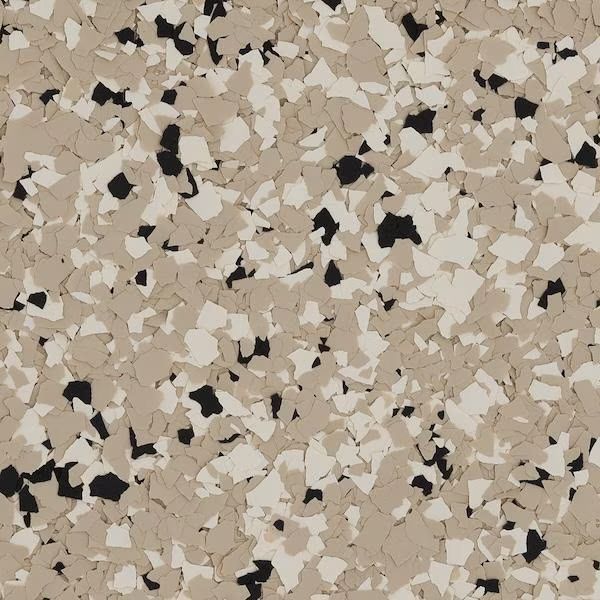Tan & bone Epoxy Floor Coating