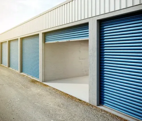 Climate controlled storage units exterior