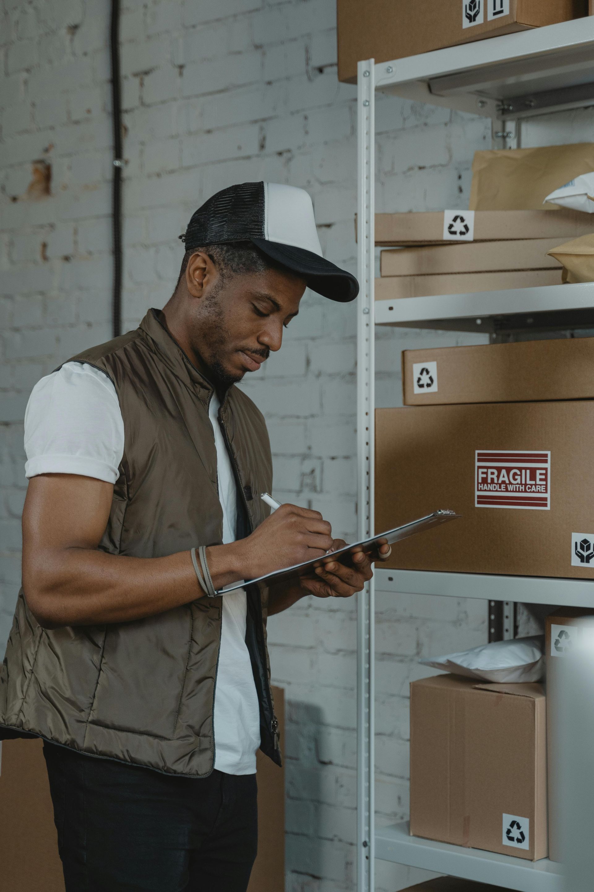 Business inventory storage organization system
