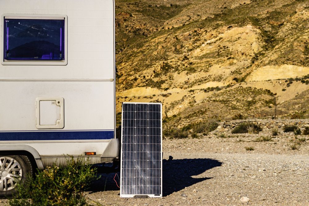 Black Power Inverter With Cooling Fins — Caravan and Trailer Clinic Geelong in Breakwater, VIC