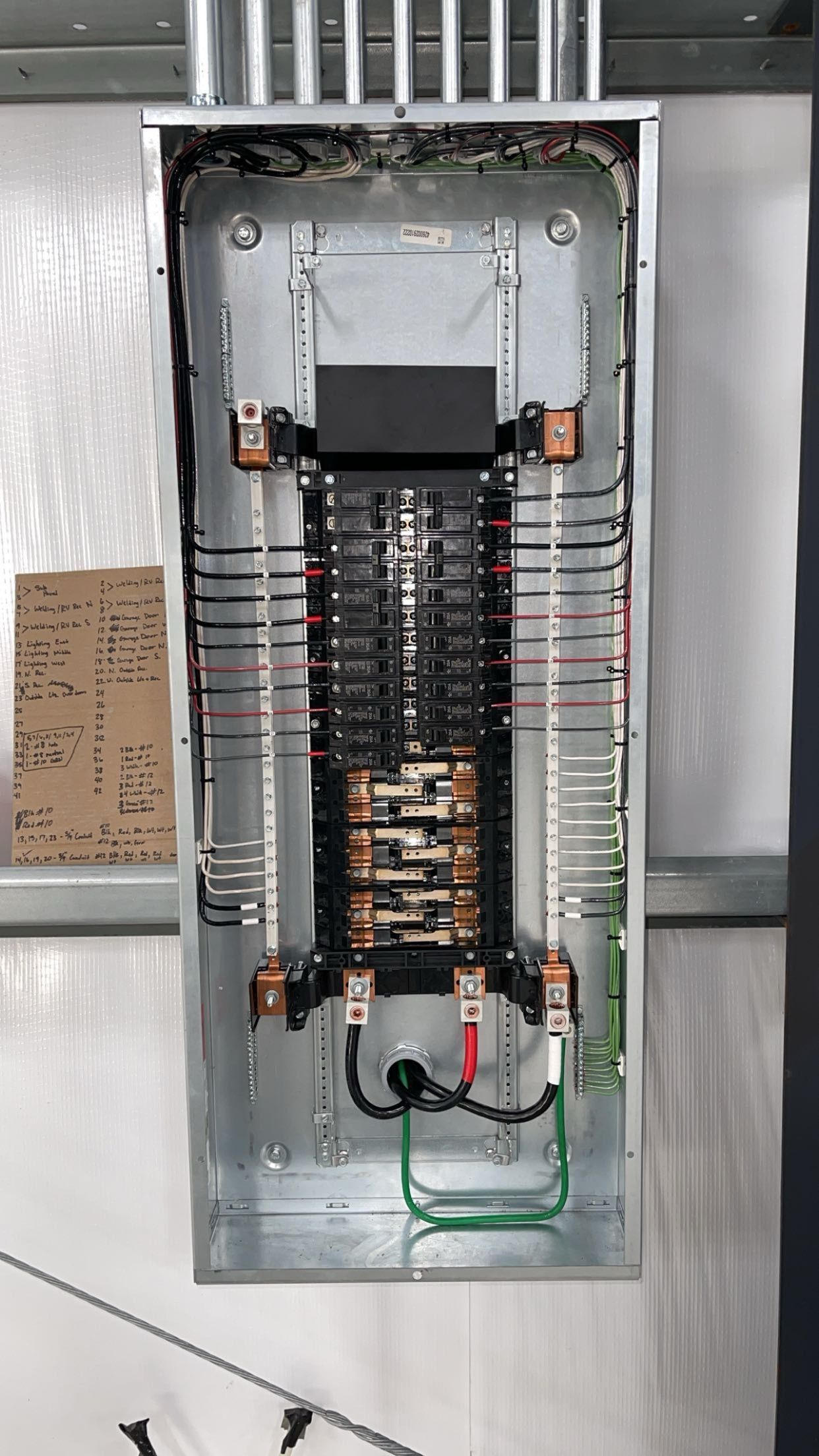 A blue box with yellow wires coming out of it