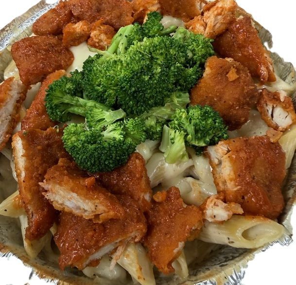 buffalo chicken broccoli alfredo